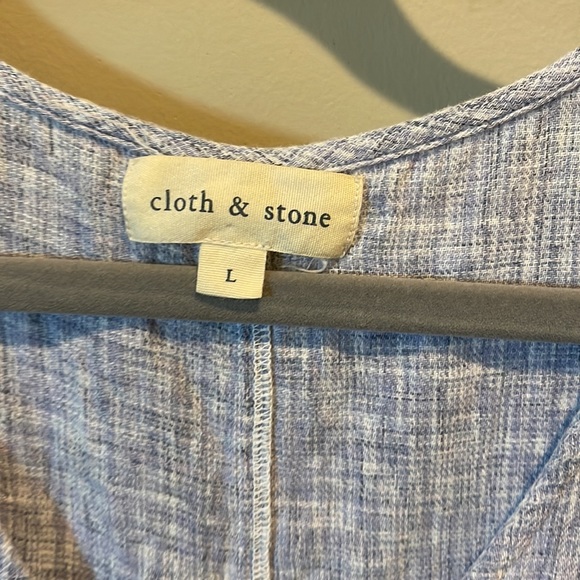 Cloth & stone linen tank L - Picture 2 of 4